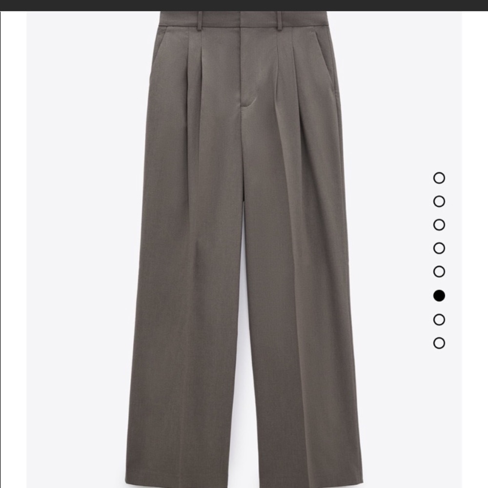 Zara Dad Pants - Gray